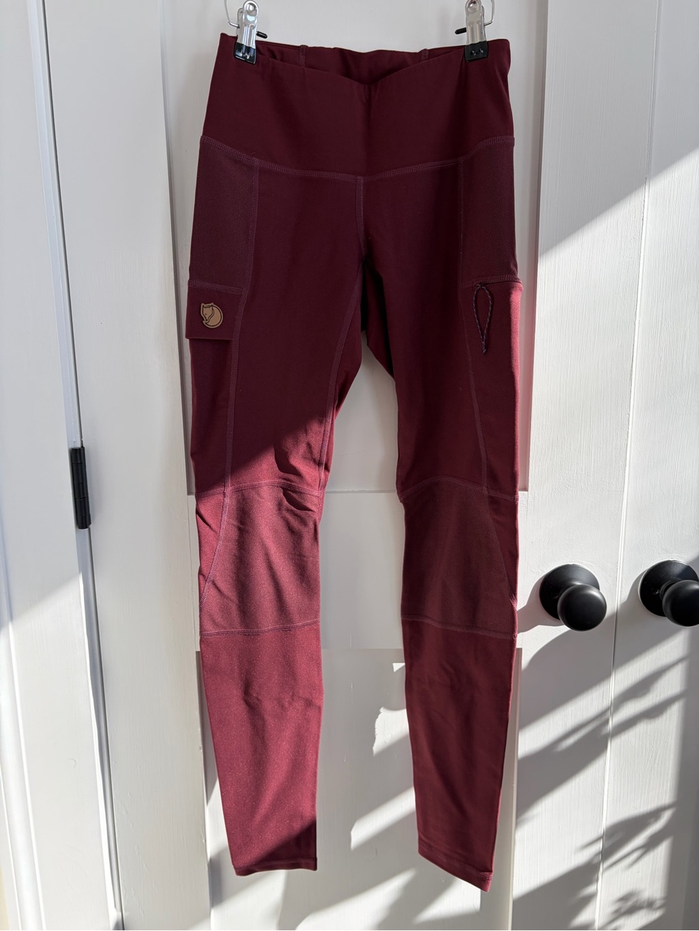 Fjallraven Women’s Abisko Legging Tights Red Burgundy Size XS
